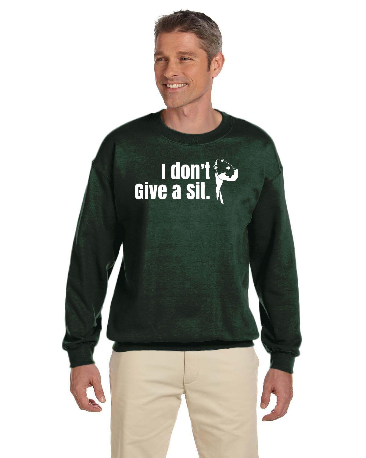CDAC "I Don't Give A Sit" Adult Crewneck Sweater Dark colours