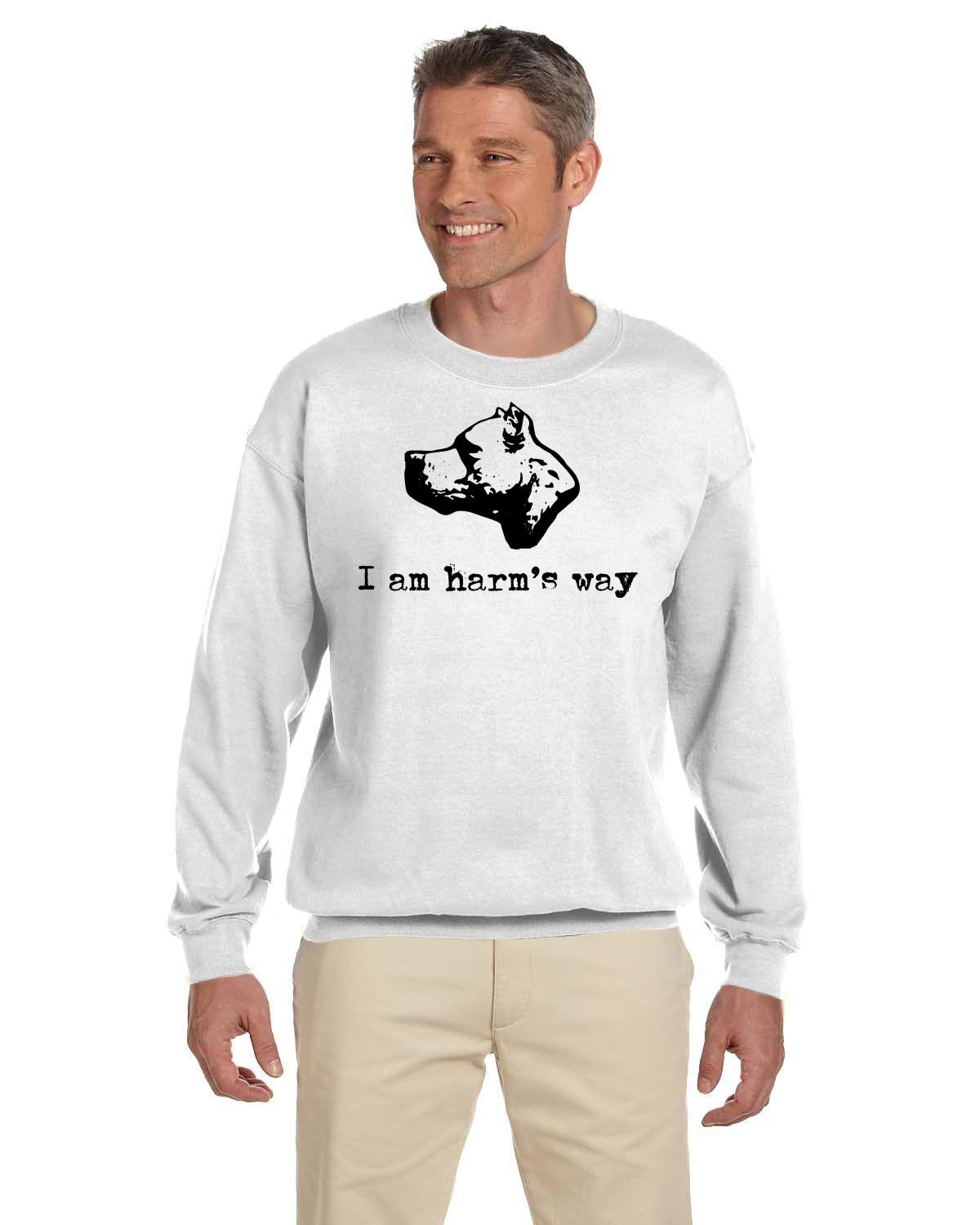 CDAC "I Am Harm's Way" Adult Crewneck Sweater Light Colours