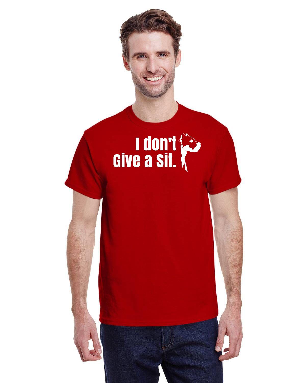 CDAC "I Don't Give A Sit" Dark Colour Adult t-shirt