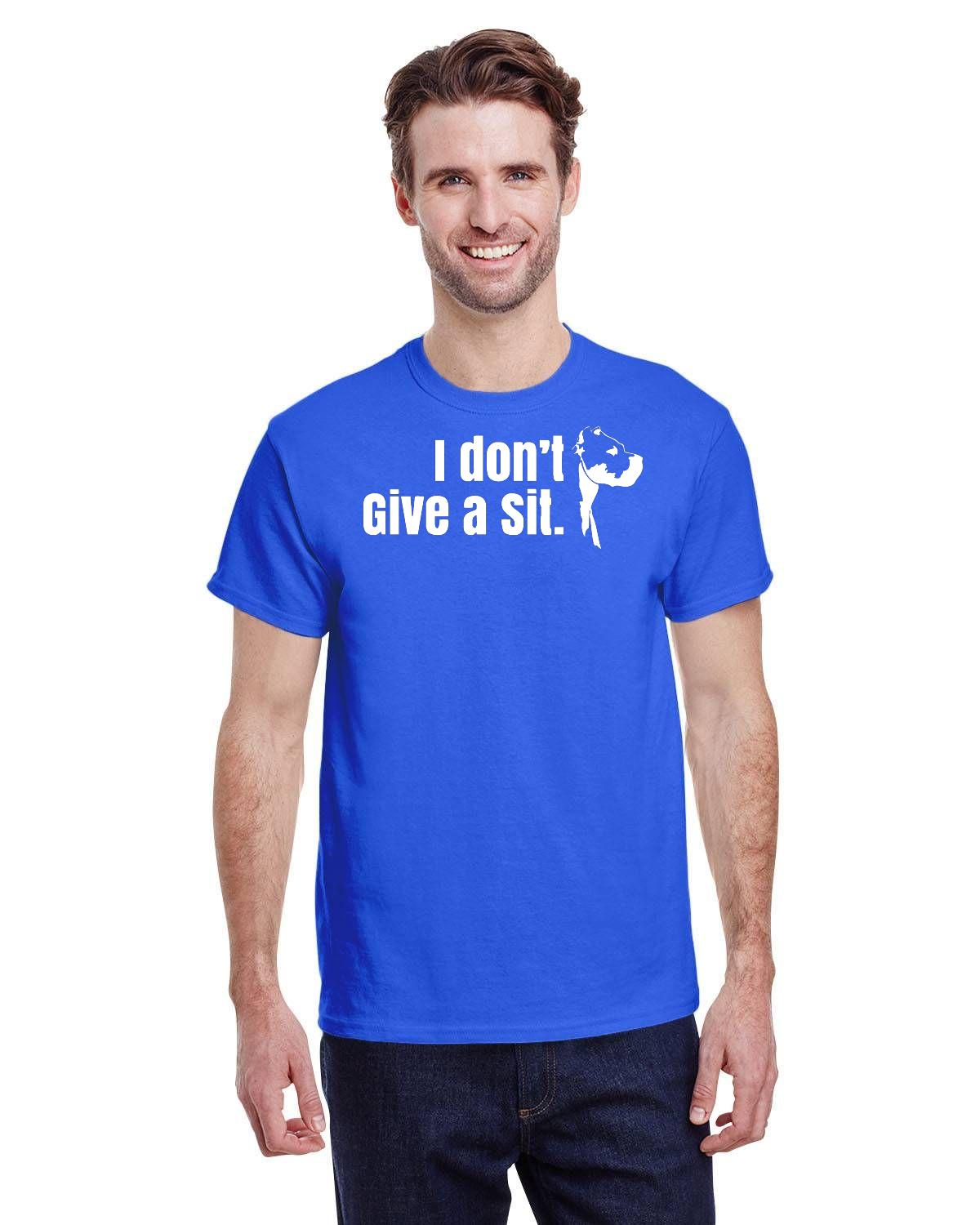 CDAC "I Don't Give A Sit" Dark Colour Adult t-shirt