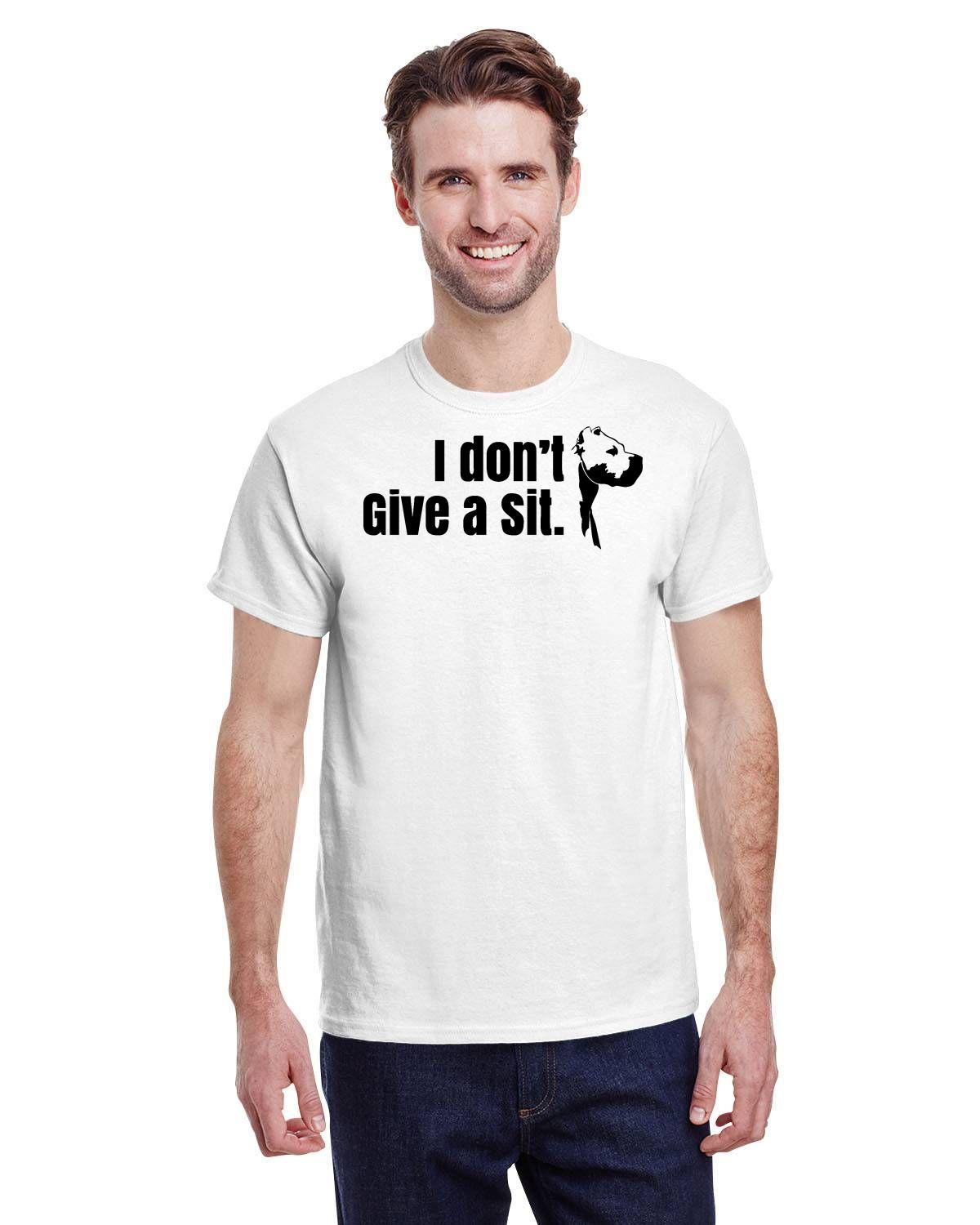 CDAC "I Don't Give A Sit" White Adult t-shirt