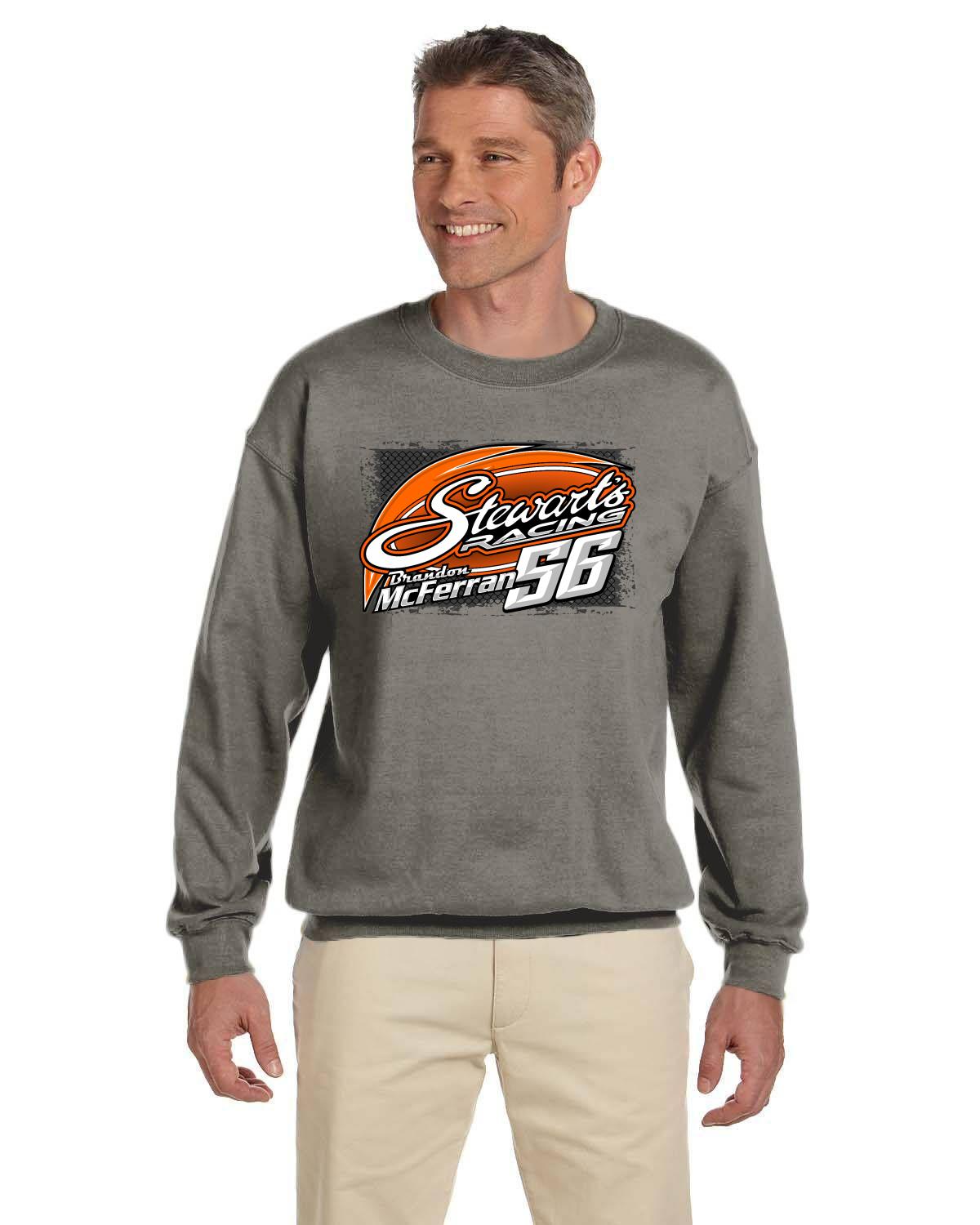 Stewart's Racing Brandon McFerran 56 Adult crew neck sweater
