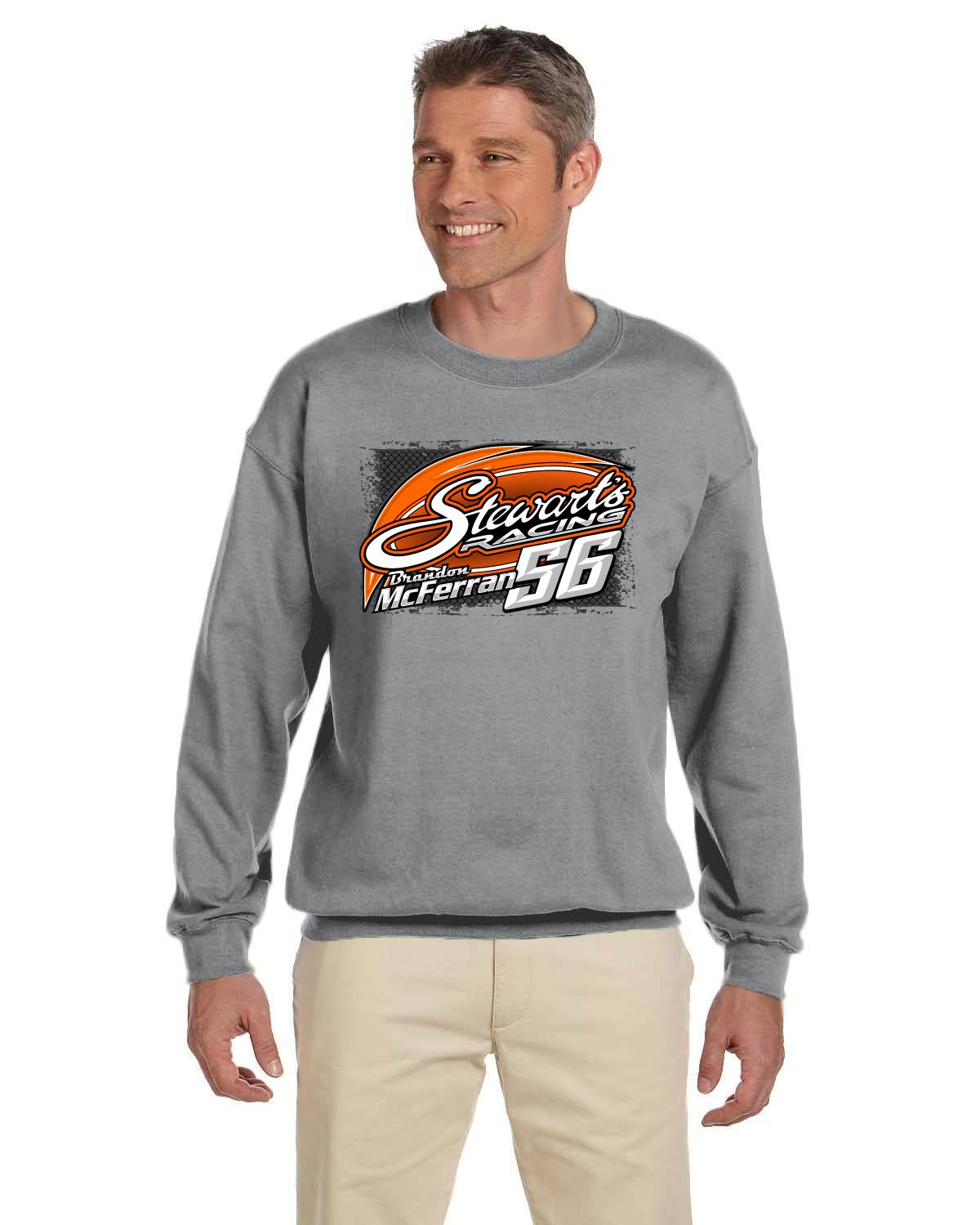 Stewart's Racing Brandon McFerran 56 Adult crew neck sweater